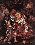 Frans Hals Shrovetide Revellers WGA oil on canvas